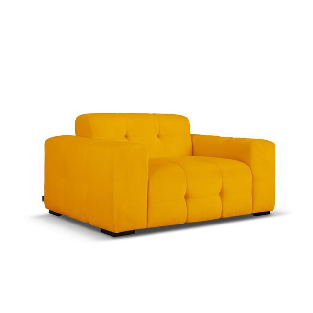 4-Sitzer Sofa Nayoun Ebern Designs Polsterfarbe: Orange on Productcaster.