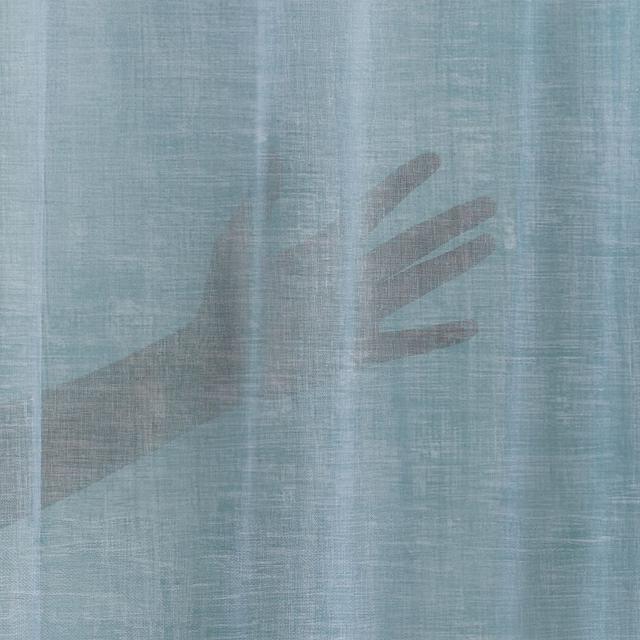 Sheer Curtain Lilijan Home & Curtain Curtain Colour: Ice Blue, Panel Size: 140 W x 225 D cm on Productcaster.