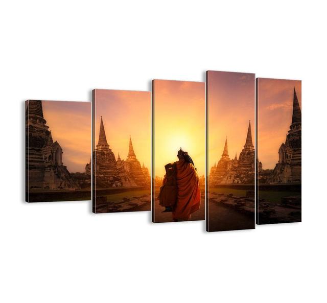 In Peace for Eternity - 5 Piece Unframed Photograph Print Set on Canvas Bloomsbury Market Size: 100cm H x 150cm W x 1.8cm D on Productcaster.