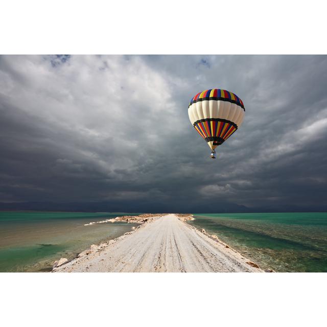 Balloon Flying in a Thunderstorm - Wrapped Canvas Photograph Latitude Run Size: 20cm H x 30cm W x 3.8cm D on Productcaster.