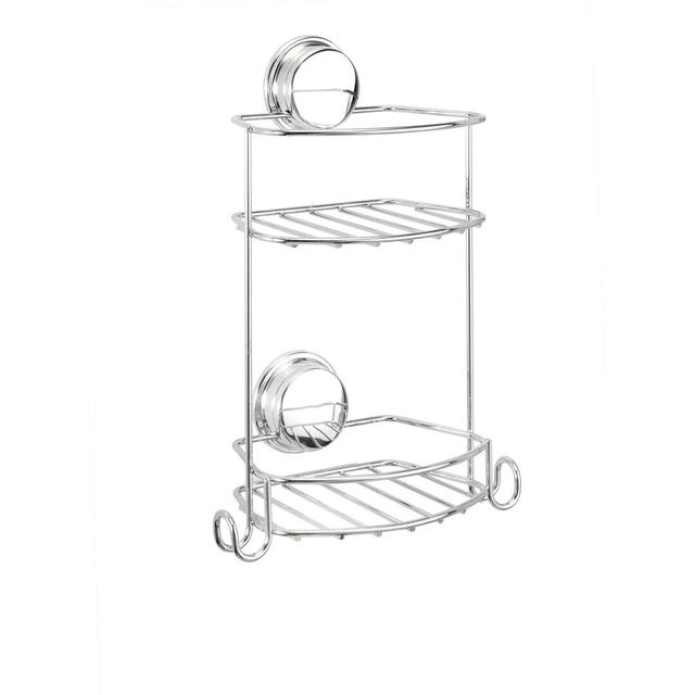 Stick 'N' Lock Plus Wall Mounted Shower Caddy Croydex on Productcaster.