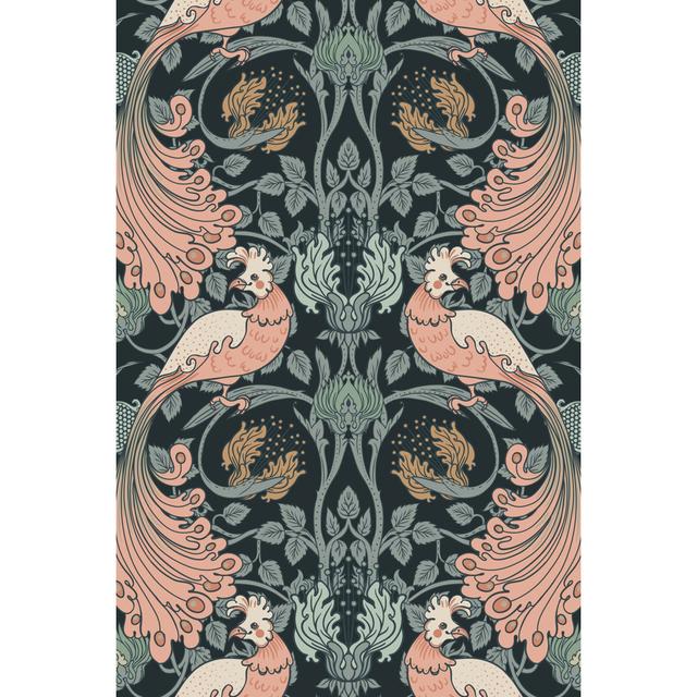 Bekzod Floral Vintage Seamless Pattern by Nalidsa Sukprasert - Wrapped Canvas Print Latitude Vive Size: 76cm H x 51cm W x 3.8cm D on Productcaster.