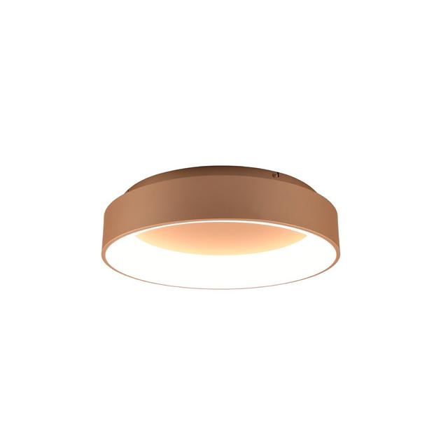 Candye 1-Light LED Integrated Flush Mount Ebern Designs Size: 13Cm x 45Cm x 45Cm, Fixture Finish: Golden on Productcaster.