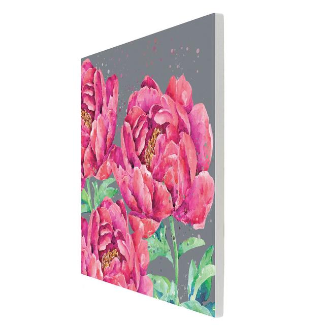 K.T.BENTLEY STYLISED PINK PEONY 200X200 Marlow Home Co. on Productcaster.