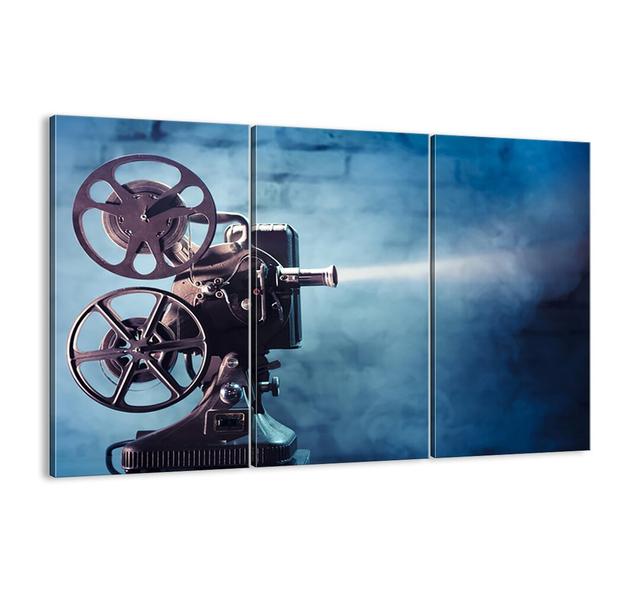 'In an Old Cinema' - 3 Piece Unframed Photograph Print Set on Canvas Williston Forge Size: 110cm H x 165cm W x 1.8cm D on Productcaster.