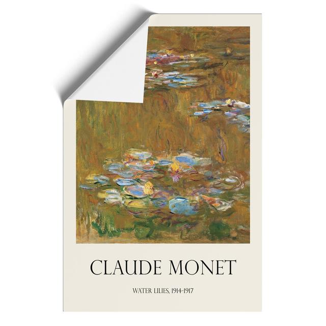 Water Lilies Lily Pond Vol.7 by Claude Monet - Unframed Painting East Urban Home Size: 59cm H x 42cm W x 0.1cm D on Productcaster.