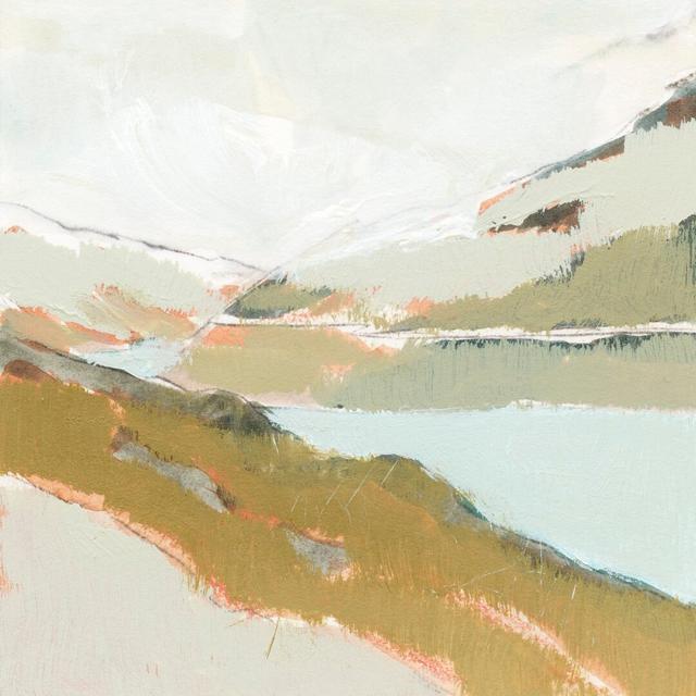 Fading Valley I by Victoria Barnes - Wrapped Canvas Painting Print Union Rustic Size: 76cm H x 76cm W on Productcaster.