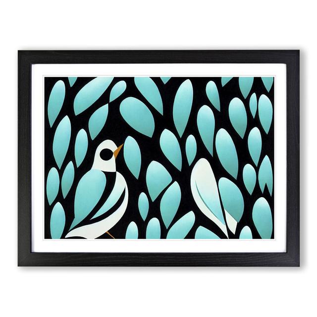 Spectacular Abstract Bird - Picture Frame Graphic Art 17 Stories Size: 25cm H x 34cm W x 2cm D, Frame Colour: Black on Productcaster.