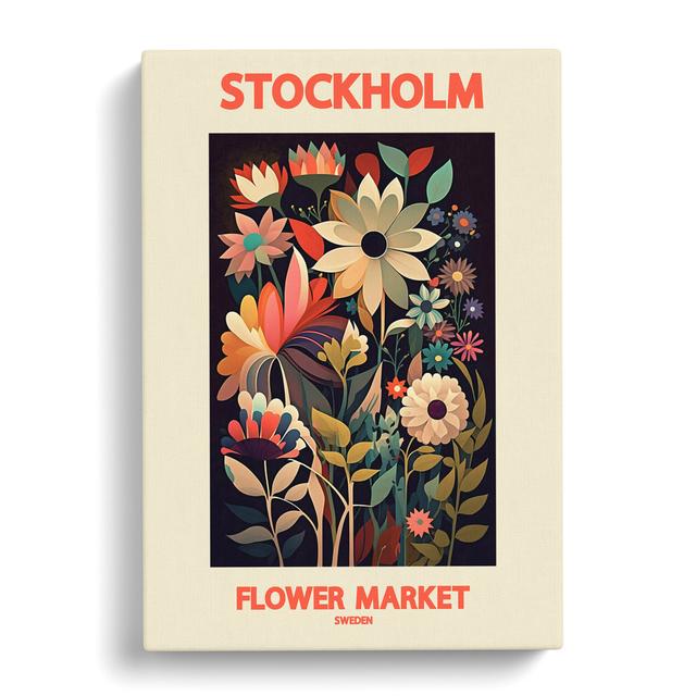 Stockholm Flower Market Exhibition 12 George Oliver Size: 76cm H x 50cm W x 3cm D on Productcaster.