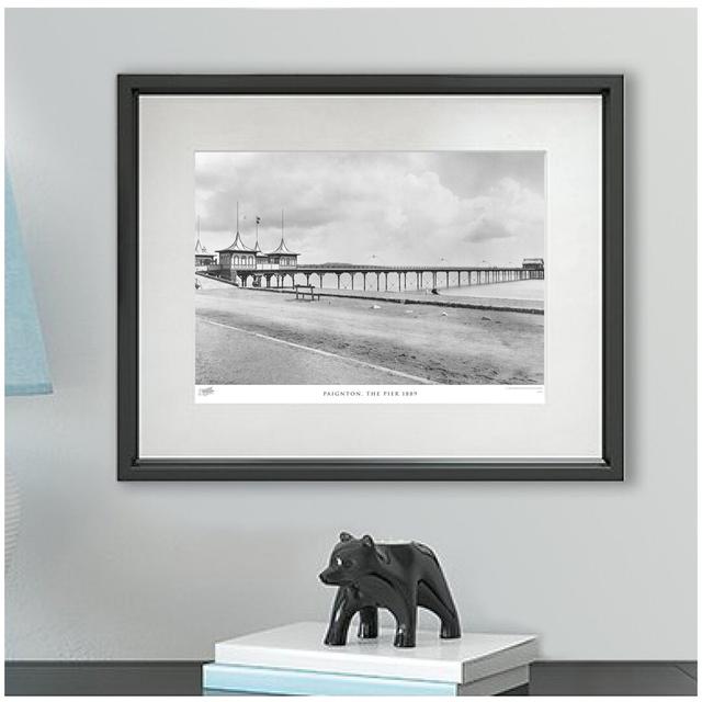 'Paignton, the Pier 1889' by Francis Frith - Picture Frame Photograph Print on Paper The Francis Frith Collection Size: 28cm H x 36cm W x 2.3cm D on Productcaster.