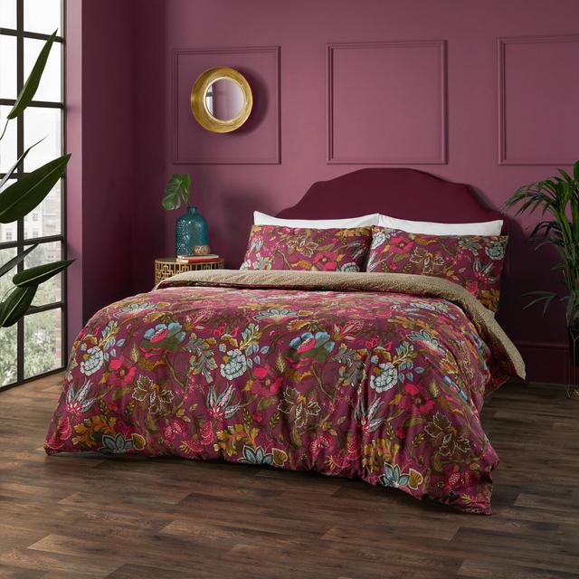 Nunez Cotton Blend Floral Duvet Cover Set with Pillowcases Lark Manor Size: Twin Duvet Cover + 1 Standard Pillowcase on Productcaster.