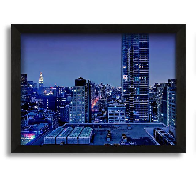 Nyc Empire State Building Afar - Picture Frame Photograph on Canvas Brayden Studio on Productcaster.