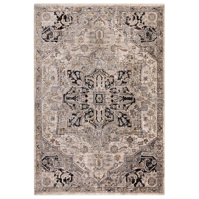 Biegel Oriental Grey/Beige/Black Area Rug Latitude Vive Rug Size: Rectangle 160 x 240cm on Productcaster.