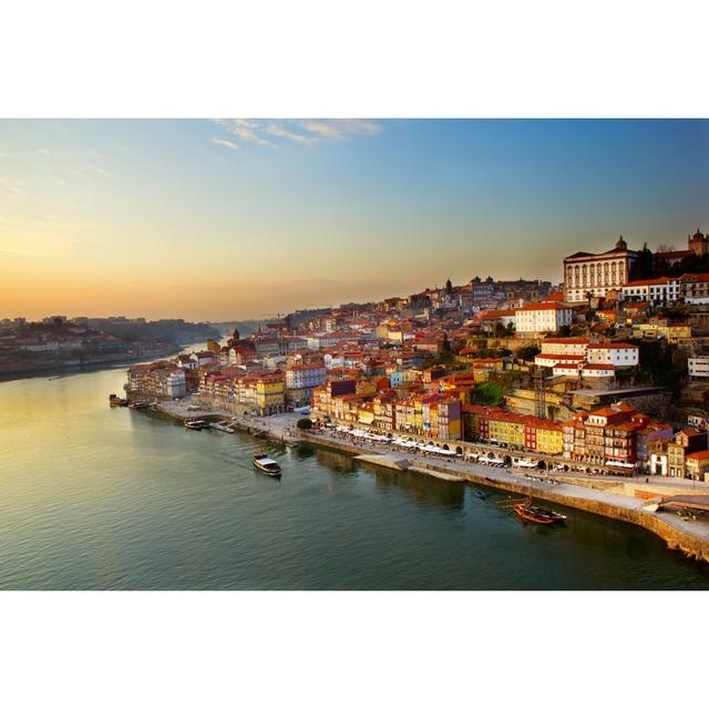 Porto - Wrapped Canvas Photograph Breakwater Bay Size: 51cm H x 76cm W on Productcaster.