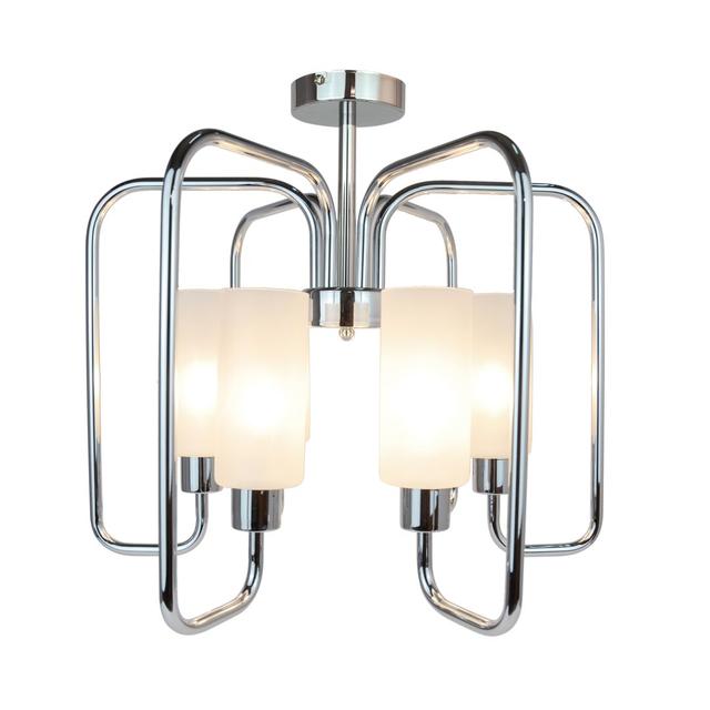 Halloway 6-Light Semi Flush Mount Brayden Studio on Productcaster.