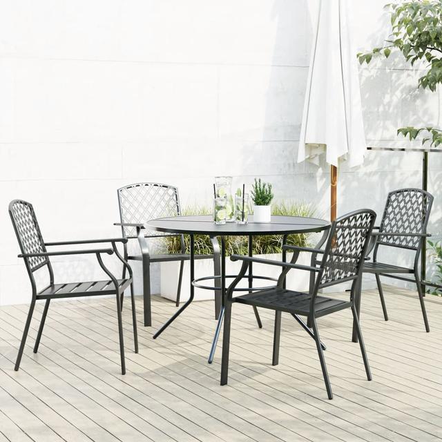 Bledsoe Circular 4 - Person 110cm Long Dining Set Lark Manor on Productcaster.