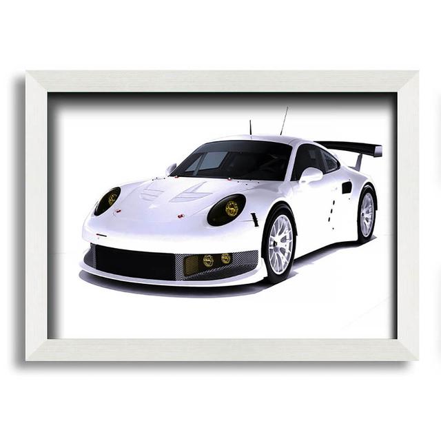 Gadot Porsche 2 - Single Picture Frame Art Prints Latitude Run Size: 21cm H x 29.7cm W x 10cm D on Productcaster.