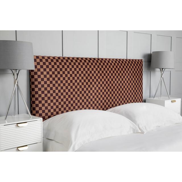 Lagrande Upholstered Headboard 17 Stories Colour: Brown, Size: Kingsize (5') on Productcaster.