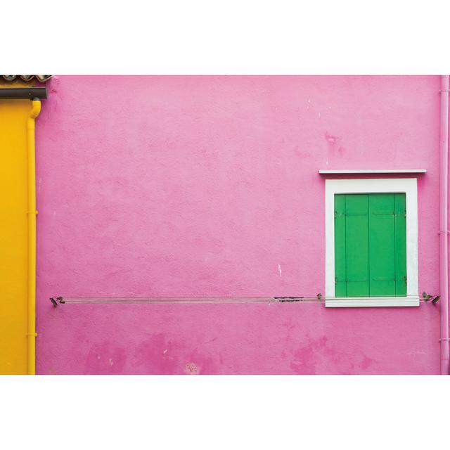 Windows of Burano V by Aledanda - Wrapped Canvas Graphic Art Latitude Run Size: 30cm H x 30cm W x 3.8cm D on Productcaster.