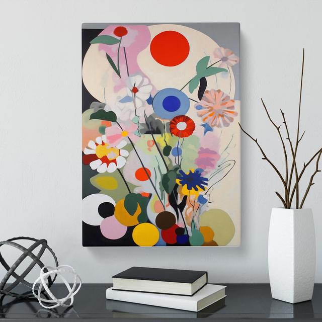 Ciarletto Flowers Bauhaus Vol.5 - Wrapped Canvas Graphic Art Marlow Home Co. Size: 76cm H x 50cm W x 3cm D on Productcaster.