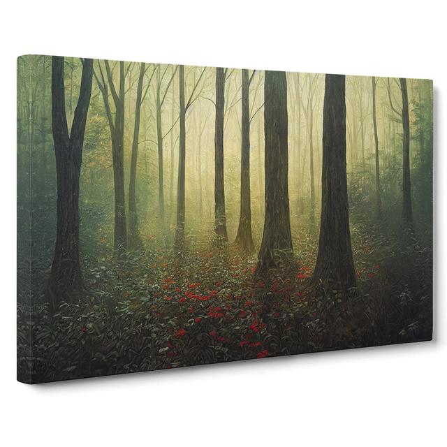 Painted Forest Vol.4 - Wrapped Canvas Painting Alpen Home Size: 50cm H x 76cm W x 3cm D on Productcaster.