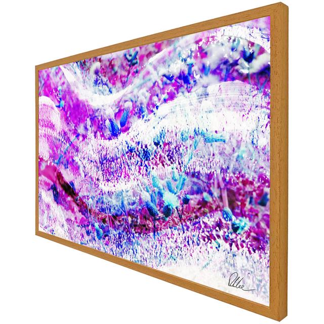 Pink Wilderness - Single Picture Frame Art Prints Metro Lane Size: 76cm H x 114cm W, Frame Option: Oak on Productcaster.