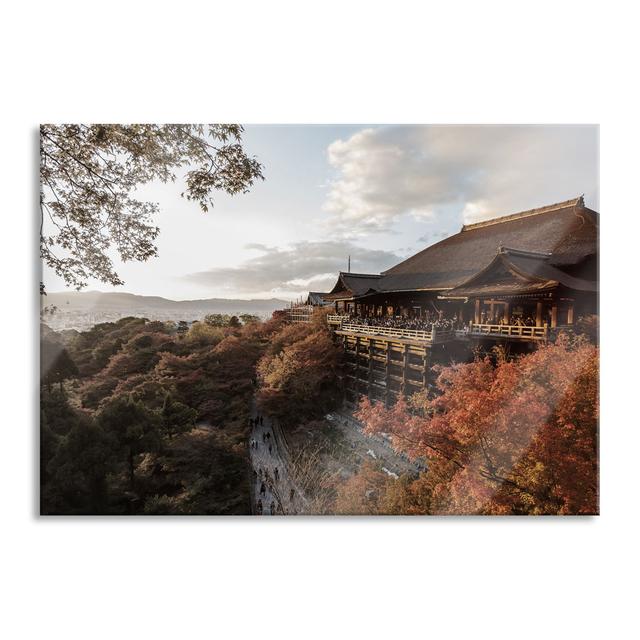 Giant Kiyomizu-Dera Temple in Kyoto - Unframed Photograph on Glass Brayden Studio Size: 60cm H x 80cm W x 0.4cm D on Productcaster.