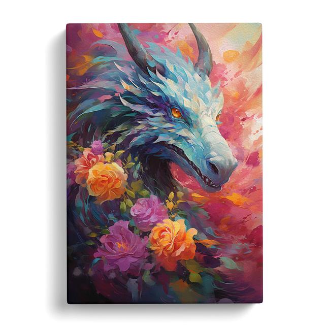 Dragon Impressionism - Art Prints Latitude Vive Size: 50cm H x 35cm W x 3cm D on Productcaster.