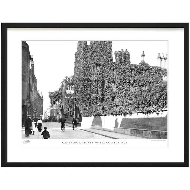 'Cambridge, Sidney Sussex College 1908' by Francis Frith - Picture Frame Photograph Print on Paper The Francis Frith Collection Size: 60cm H x 80cm W on Productcaster.