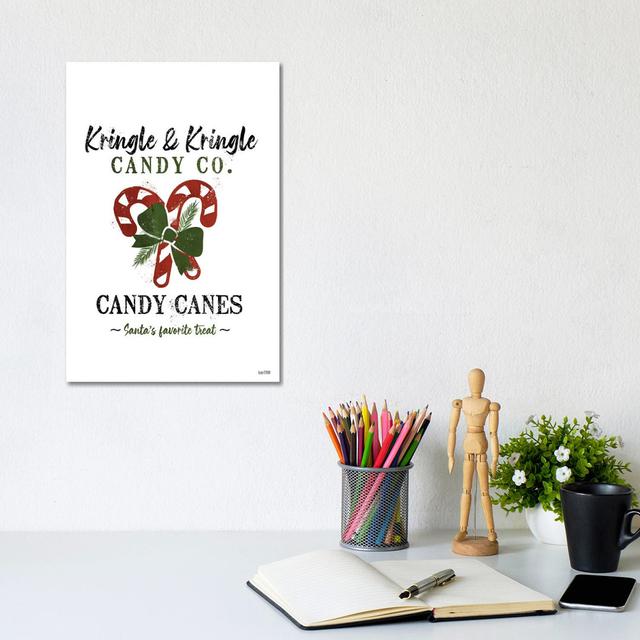 Kris Candy Co. - Wrapped Canvas Painting The Seasonal Aisle Size: 30.48cm H x 20.32cm W x 1.905cm D on Productcaster.