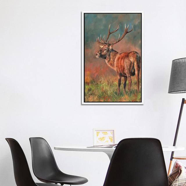 Red Deer Stag Evening Light von David Stribbling - Gallery-Wrapped Canvas Giclée on Canvas Alpen Home Größe: 101,06 cm H x 66,04 cm B x 3,81 cm T, For on Productcaster.