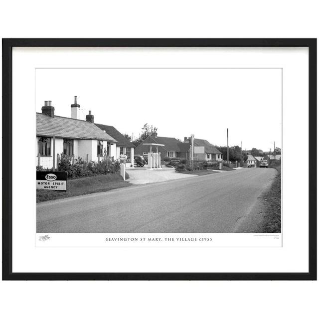 'Seavington St Mary, the Village C1955' - Picture Frame Photograph Print on Paper The Francis Frith Collection Size: 45cm H x 60cm W x 2.3cm D on Productcaster.