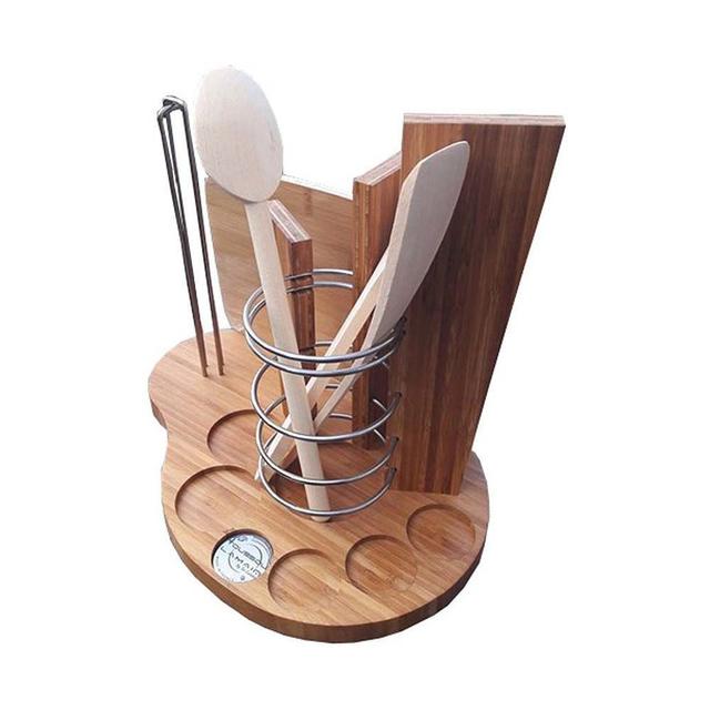 Jardin Deco Bamboo Utensil Holder Jardin Deco on Productcaster.