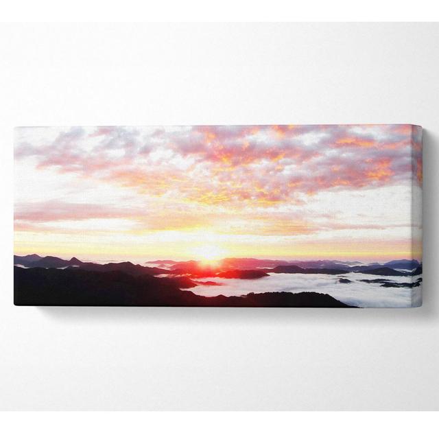 Sky Sunrise Ocean Panoramic Canvas Highland Dunes Size: 50.8cm H x 121.9cm W x 10cm D on Productcaster.