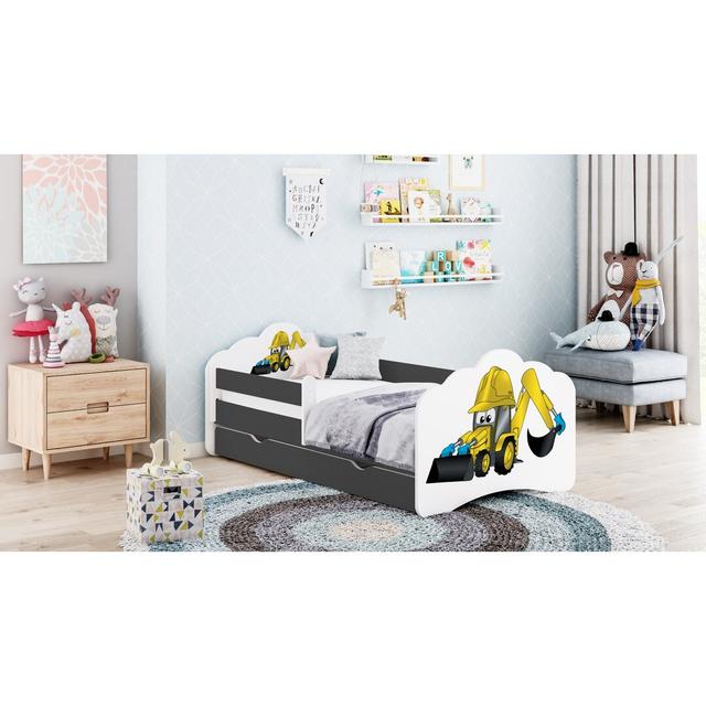 Middlewich European Toddler (80 x 160cm) Bed Frame with Drawers Isabelle & Max Colour (Bed Frame): Graphite on Productcaster.