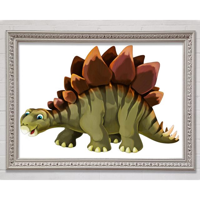 The Happy Stegosaurus Framed Print Happy Larry Size: 42cm H x 59.7cm W on Productcaster.