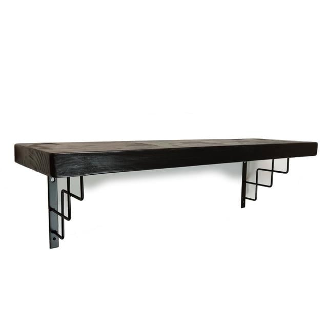 Abriona Solid Wood Bracket Shelf Borough Wharf Size: 24cm H x 50cm W x 22.5cm D on Productcaster.