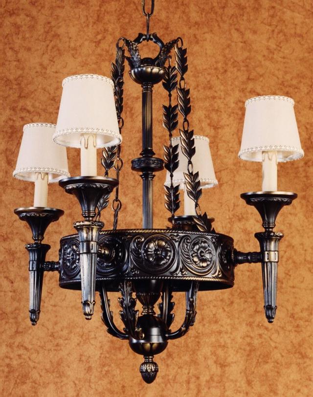 Dibenedetto 4-Light Shaded Chandelier Astoria Grand on Productcaster.