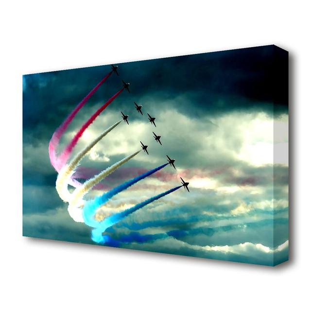 Air Show - Wrapped Canvas Graphic Art Print East Urban Home Size: 50.8 cm H x 81.3 cm W on Productcaster.