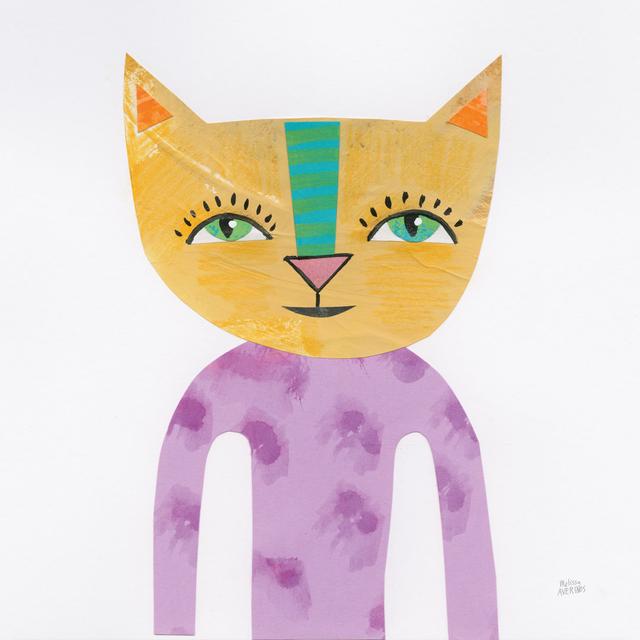 Cool Cats IV by Melissa Averinos - Wrapped Canvas Painting Maturi Size: 76cm H x 76cm W x 3.8cm D on Productcaster.