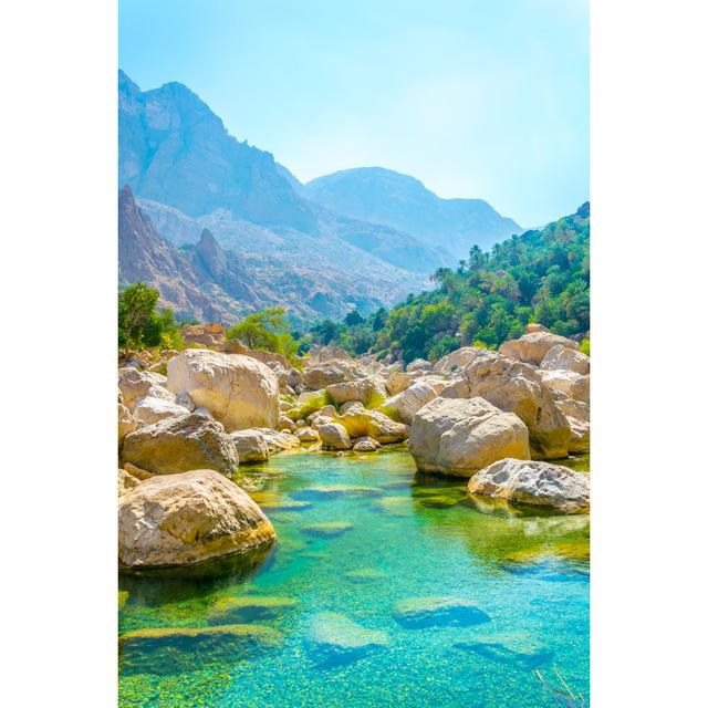 Blume Wadi Tiwi In Oman by Trabantos - Wrapped Canvas Print Alpen Home Size: 91cm H x 61cm W 3.8cm D on Productcaster.