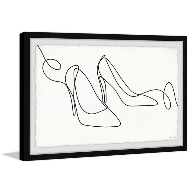 'Stiletto Heel' Framed Painting Print Ivy Bronx Size: 30 cm H x 20 cm W on Productcaster.