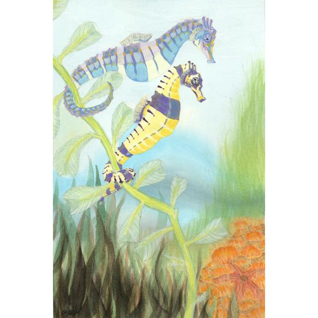 Seahorse Serenade III Highland Dunes Size: 46cm H x 30cm W on Productcaster.