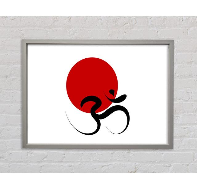 Om Sign Under The Red Sun - Print Rosalind Wheeler Size: 59.7cm H x 84.1cm W on Productcaster.