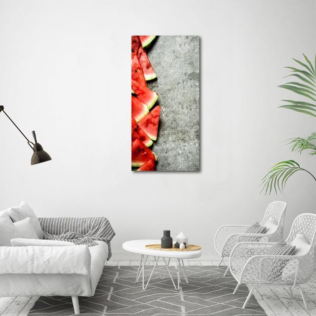 Leaves Of Palm - Wrapped Canvas Art Prints Ebern Designs on Productcaster.