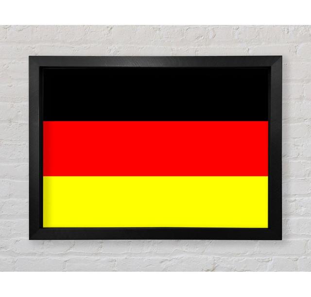 Deutschland 1 - Drucken Bright Star Größe: 100,1 cm H x 141,4 cm B x 3,4 cm T on Productcaster.