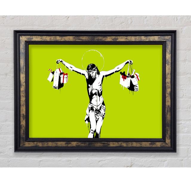 Thank Christ For Shopping Lime - Print Bright Star Size: 59.7cm H x 84.1cm W x 8cm on Productcaster.