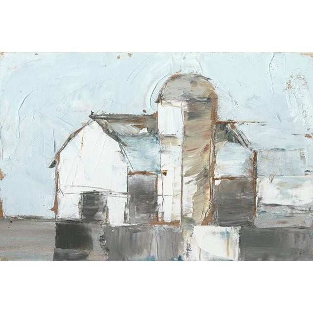 Barn & Silo III - Wrapped Canvas Painting Print East Urban Home Size: 41 cm H x 61 cm W x 4 cm D on Productcaster.