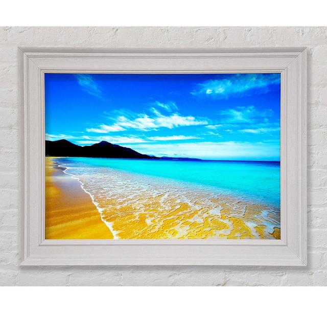 Stunning Ocean Sands Framed Print Highland Dunes Format: White Framed Paper, Size: 42cm H x 59.7cm W x 8cm D on Productcaster.