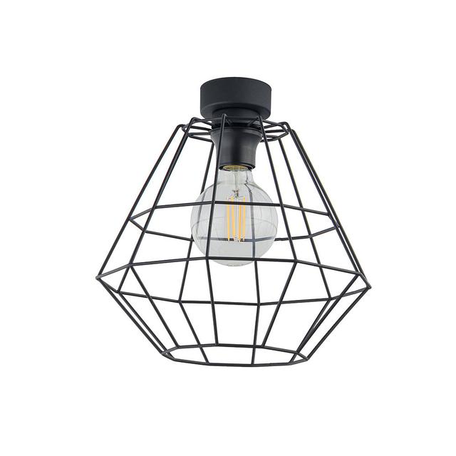 Lampa Sufitowa Aasif Czarna 1xE27 30cm LoftDesigns on Productcaster.